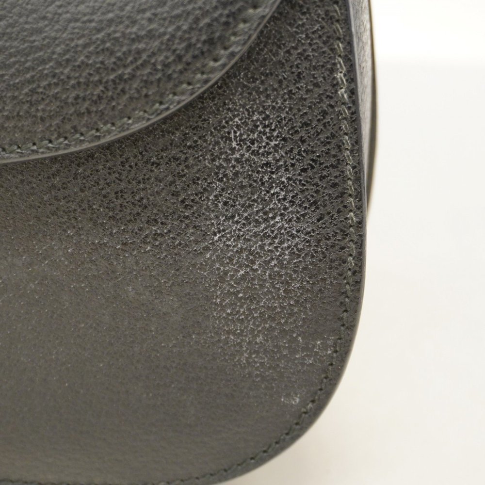 GUCCI Black Leather Bamboo Bag - Picture 13 of 15